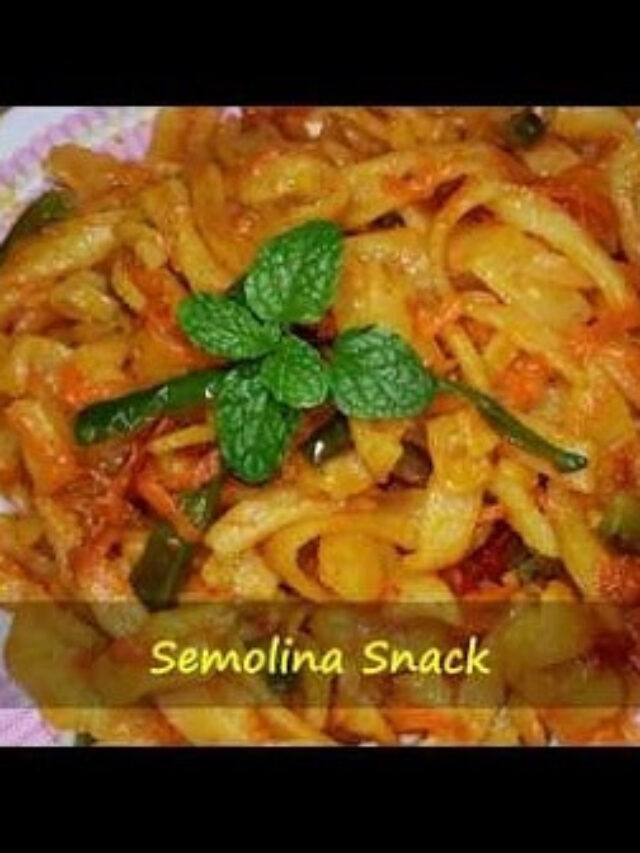 Healthy yummy homemade semolina noodles recipe