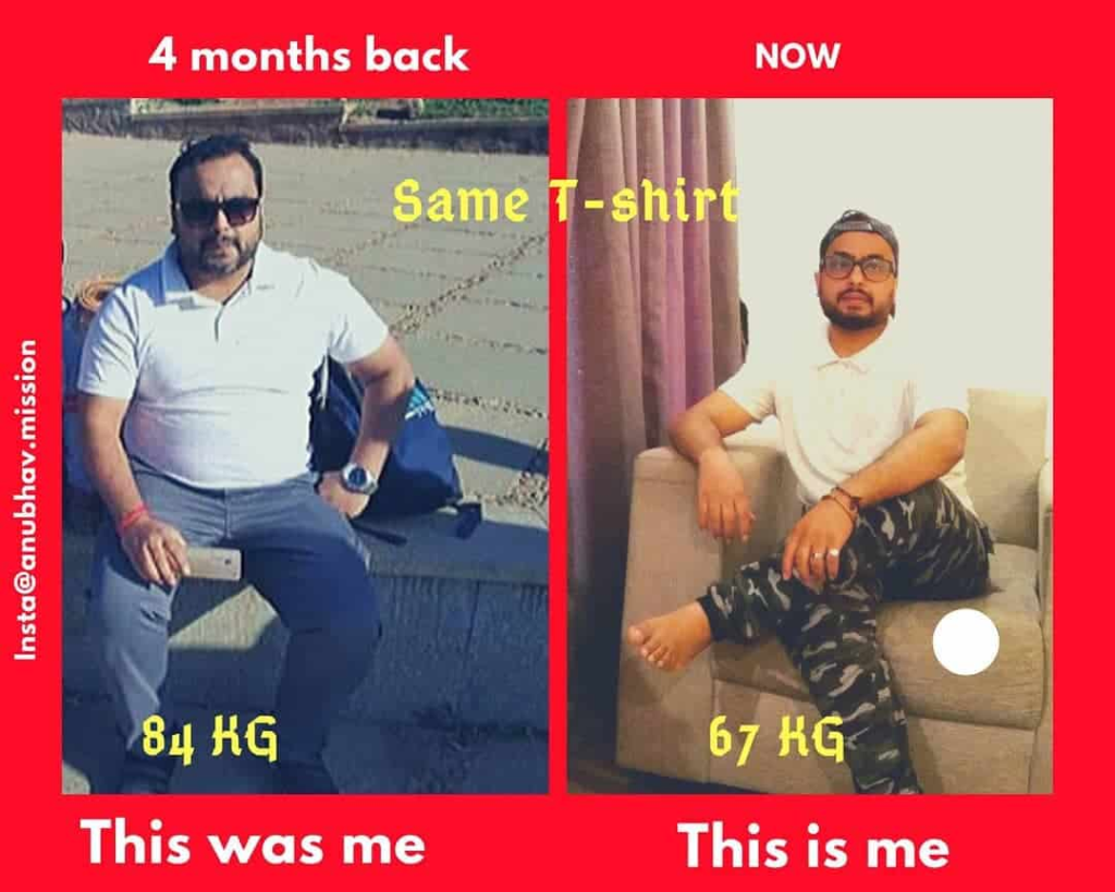 weight loss journey times of india